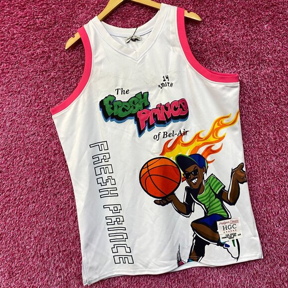 Headgear Classics The Fresh Prince of Bel-Air Basketball Jersey 3XL - Picture 3 of 5